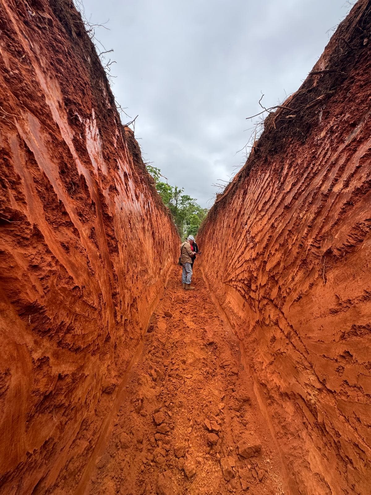 Los Clavillos, Santa Cruz — Open-pit target zone.