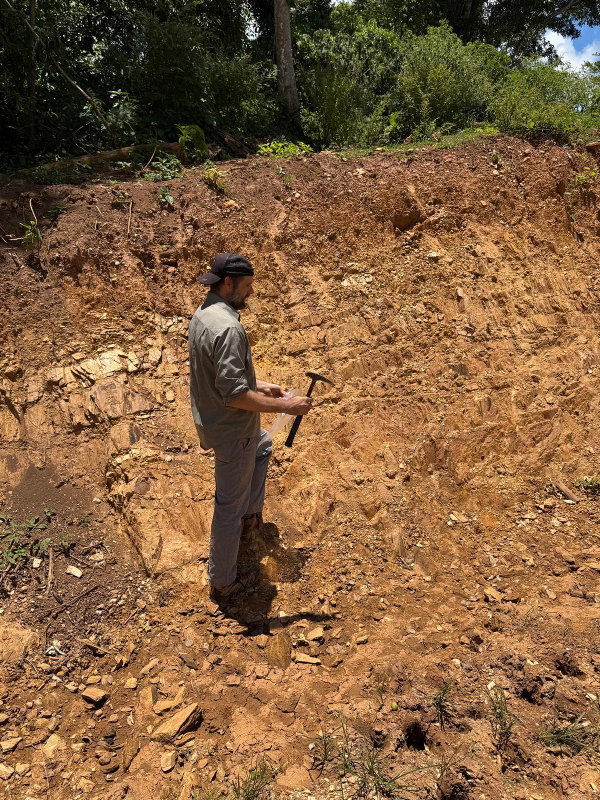 Cerrito XXII, Concepción — Geological cross-section reference point.